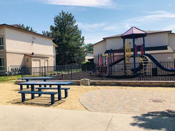 Upgraded playground and bbq areas